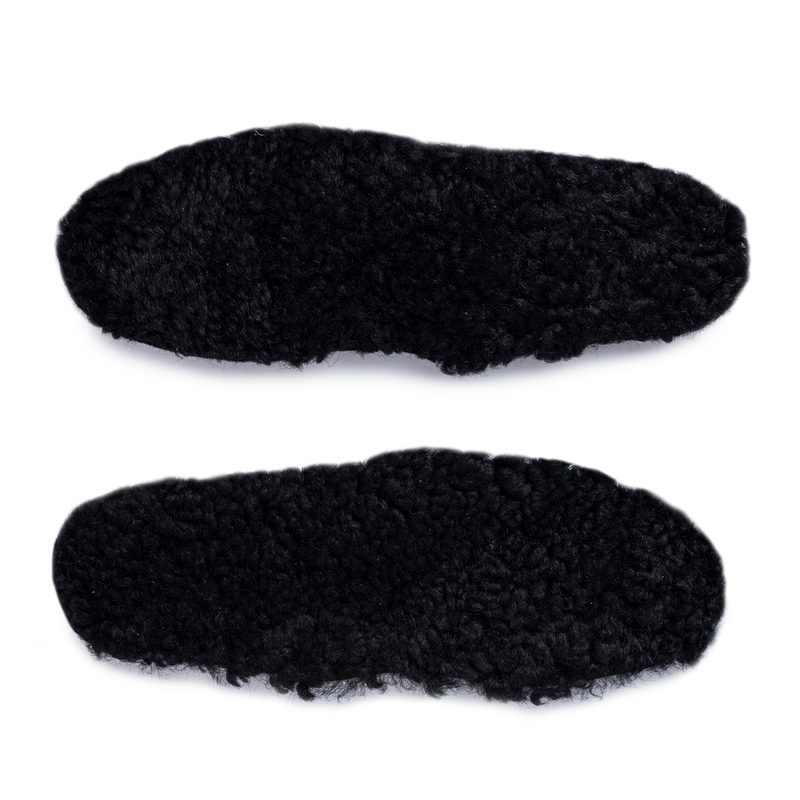 Shearling Insoles Curly Black